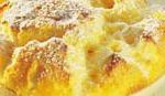 Sufleu din piure de fructe